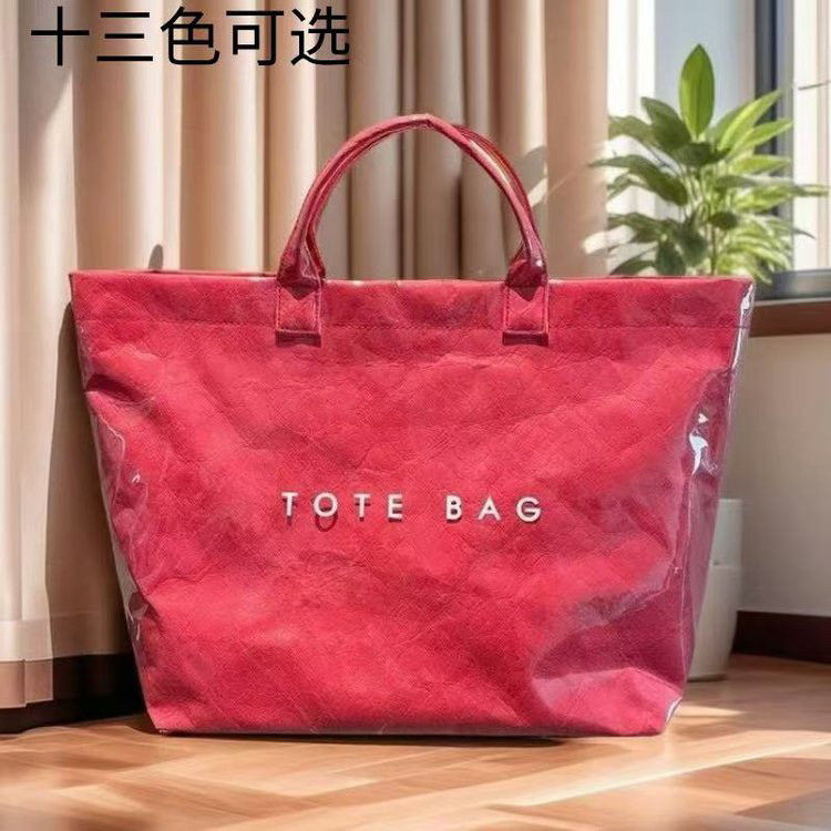 2025 American Casual Minimalist Tyvek PVC Tote Bag for Women, Versatile Handbag - Thumbnail 4