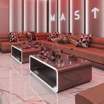 Customized charm ktv coffee table luminous abyss bar deck table scattered table party room future city pure K bar direct sale