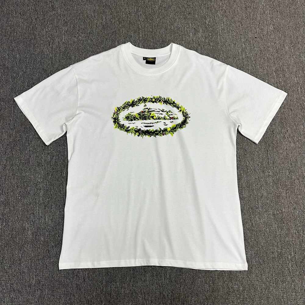 23ss новый Corteiz хронограф печать принт уличный round neck короткий рукав футболка для мужчин и женщин лето мужской