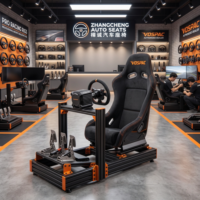 Vospac Racing Seat Integrated Bucket Seat Car Modification Seat Gaming Vr Simulator Seat Esports Chair