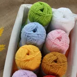 樱兰 Плетеный клубок пряжи ручной работы, крючок для вязания, иголка, детский набор материалов, свитер, из ворсистого хлопка, «сделай сам»