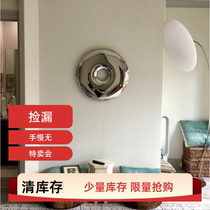 Clear stock) Polish Zieta Rondo stainless steel mirror hollow round mirror home decoration ornaments trend