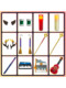 Genshin Impact Cosplay Props: Fireworks Stick, Candle, Christmas Antlers, Ear-Hanging Headwear, Ukulele, Piano