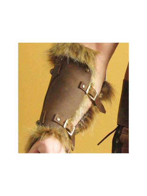 Amazon Independent Site Foreign Trade New Medieval Viking Renaissance Period Retro Fur Hand Guards and Wrist Guards