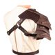 European and American Medieval Viking Renaissance Cosplay Shoulder Armor Viking Knight Leather Shoulder Pads Leather Belt Shoulder Armor