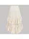 2025 European and American New Style Amazon New Irregular Sweet Style Layered Ruffle Tie Skirt