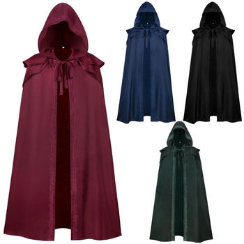 Hooded Cloak, Medieval Renaissance Gothic Cape, Halloween Cosplay Costume, Film and Television Cosplay Costume