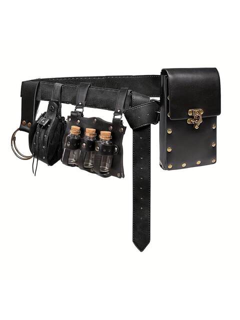 Amazon Independent Site Steampunk Phone Bag Medieval Bag Belt Renaissance Cosplay Costume Accessories