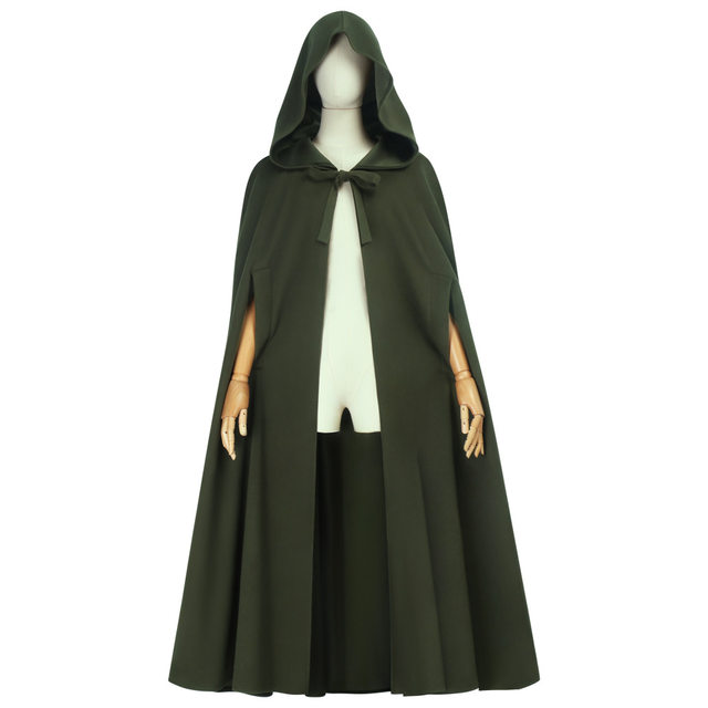 Medieval Cloak Halloween Hooded Robe Monk Robe Cloak Wizard Cloak Cosplay Magic Robe