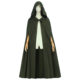 Medieval Cloak Halloween Hooded Robe Monk Robe Cloak Wizard Cloak Cosplay Magic Robe