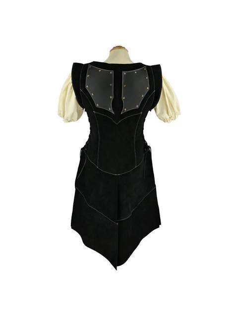 Medieval Retro Court Men's and Women's Clothing, Waist-Cinching Long Skirts, Armor, Halloween Performance Cosplay Clothes and Armor