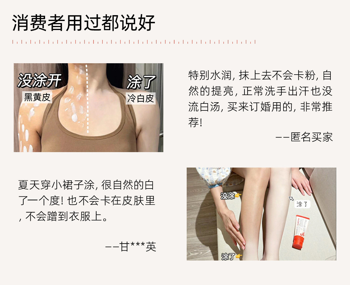 【中国直邮】 乎刻 素颜霜 (一支=素颜霜+身体乳+高光+亮肤精华)全身可用  一抹妈生冷白皮  100g*1支[黄圣依同款]