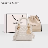 Официальный сайт Candy&Keny, женская сумка принцессы Дианы, новинка 2025 года, ручная сумка через плечо с бриллиантами, праздничный подарок на день рождения