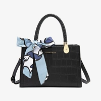 Черная подарочная сумка+тканевая сумка