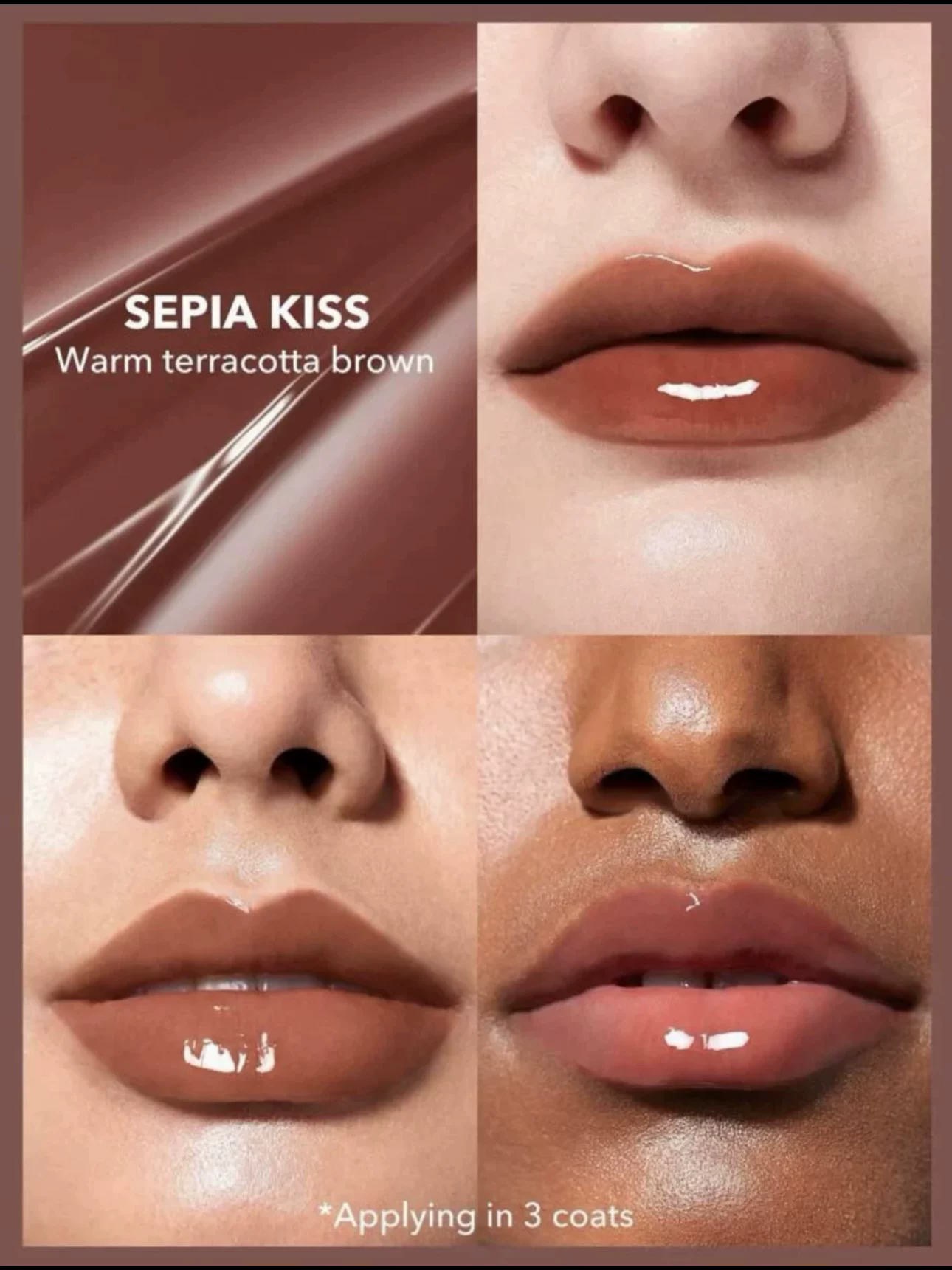 Container, lip gloss, nutritious glossy lipstick, USA, mirror effect