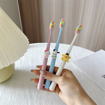 High-looking Pacha dog soft-bristle toothbrush daily fashion home student oral cleaning cute Melody toothbrush