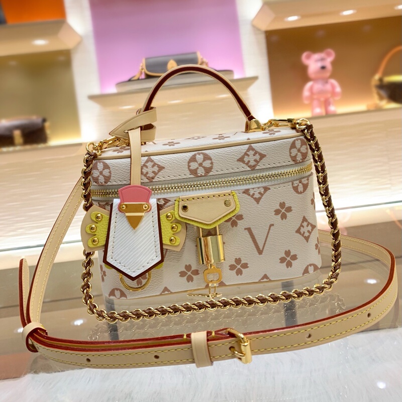 New Vintage Sand Dune Chain Underarm Bag Vanity Chain Pouch Makeup Bag Single Shoulder Crossbody Lunch Box Bag