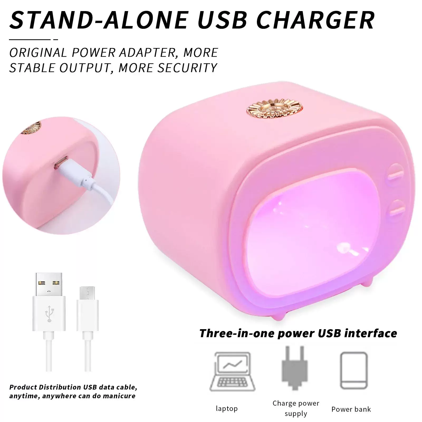 Светодиодная лампа UV Nail Lamp на 16W USB для ногтей и аксессуаров T