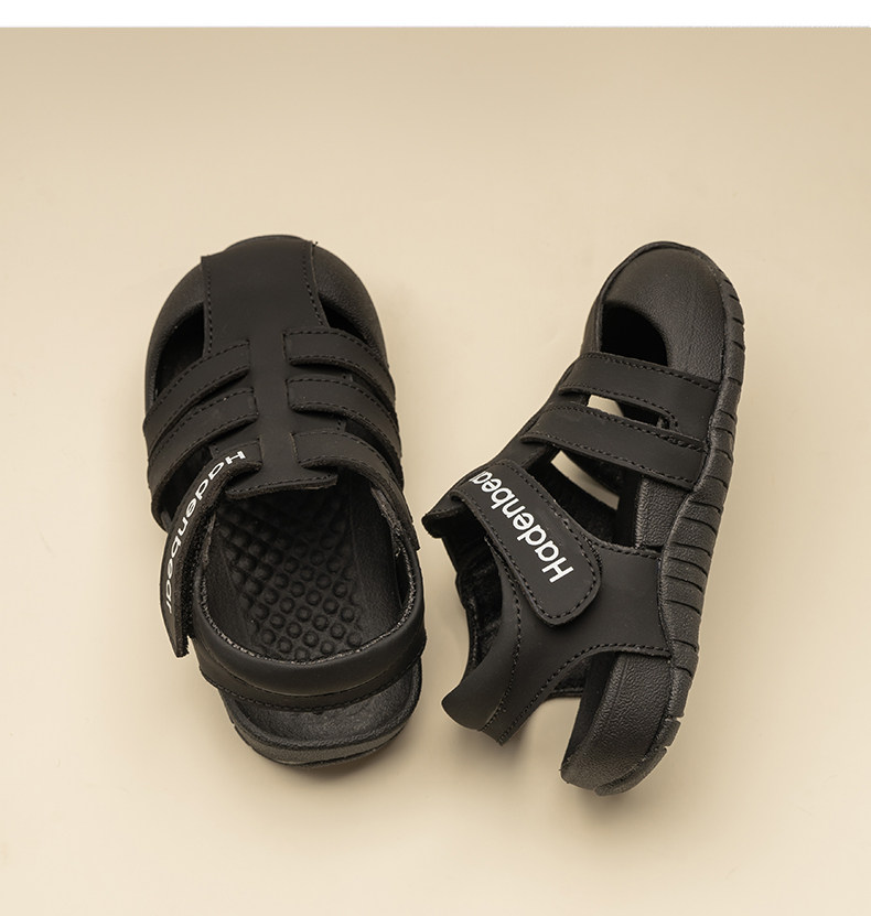 Harden Bear Children's Shoes Closed-Toe Sandals for Boys 2026 Summer New Soft-Soled Sports Beach Shoes for Girls Fashionable — 19