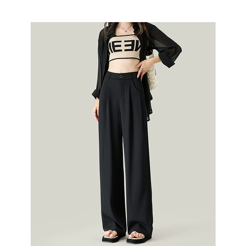 Semir, пиджак классического кроя, тонкие шелковые штаны, премиум класс, высокая талия, свободный прямой крой