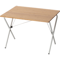 Snowpeak table pliante en bambou rapide pour camping en plein air table pliante LV-010 015 100 034TR