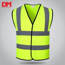 Factory direct sales vehicle-mounted reflective vest protective vest construction unit breathable vest direct sales printing