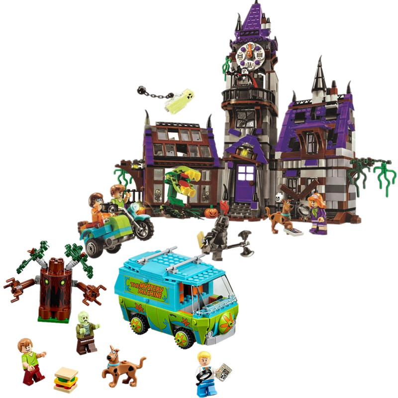 10430 10428 Scooby Doo The Mystery Machine Building Block S-Taobao