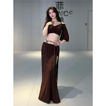 Belly dance French court style skirt suit new oriental dance performance practice uniform womens group uniform class uniform 2024