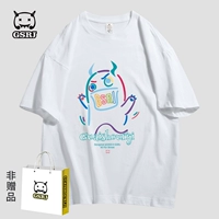 Летний монстр, динамичная футболка подходит для мужчин и женщин для влюбленных, официальный флагманский магазин