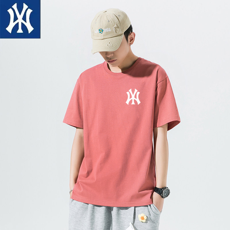 アウトレットメンズ半袖Tシャツ、夏の韓国風トレンドベースレイヤーシャツ、アメリカンハイストリート純綿プラスサイズTシャツ