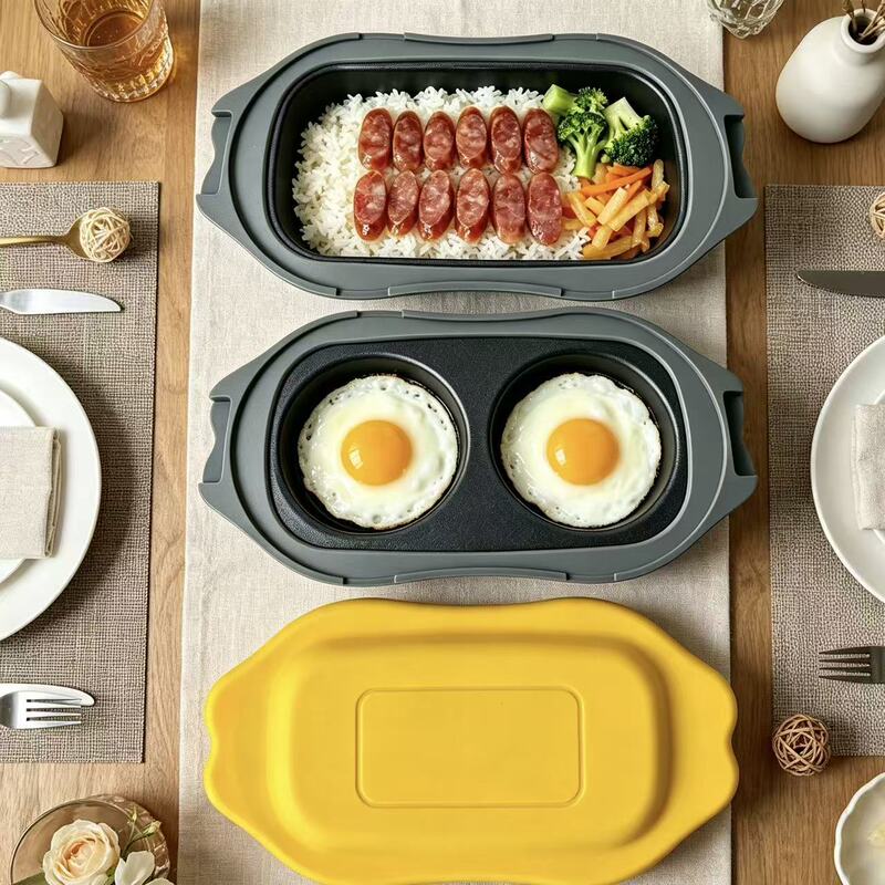 Advanced Export Multifunctional Baking Tray Bread Toast Baking Box Microwave Cookware Set Treasure Box Microwave Cooking Box
