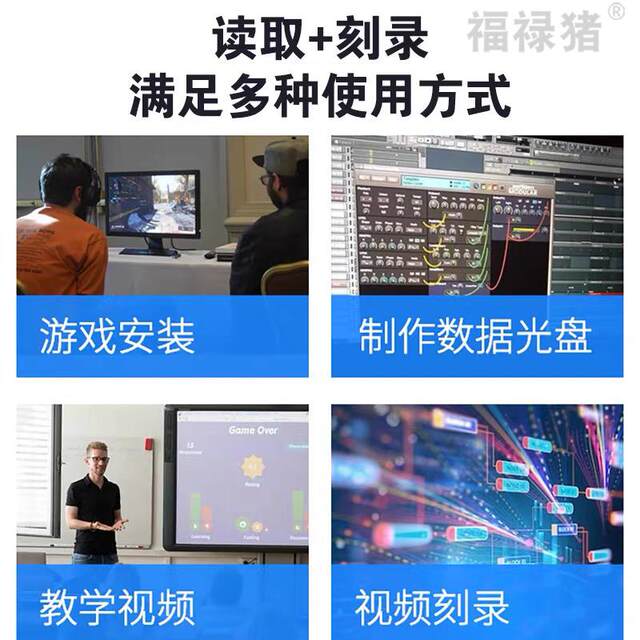 Cd Player Burner External Dvd USB Reader Cd Mobile Player Driver-Free Plug and Play Dvd Disc Burner Multi-Function Usb3.0 External Blu-Ray Drive Bd