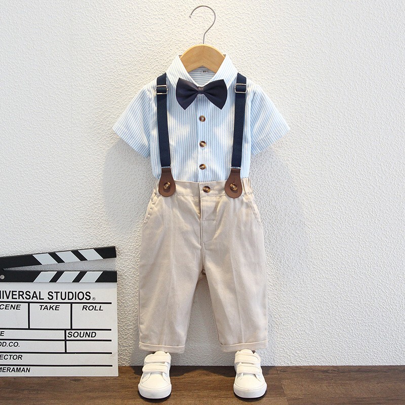 Children's Boys' Formal Suit Summer British Style Host Runway Piano Performance Outfit Flower Boy Birthday Suit Children's Boys' Formal Suit Summer British Style Host Runway Piano Performance Outfit Flower Boy Birthday Suit