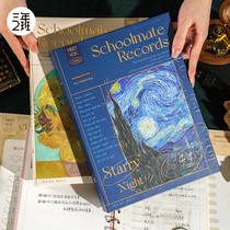 The high-looking retro oil painting classmates of the second class of the third year were recorded in the sixth grade graduation growth commemorative album of primary school students in 2024