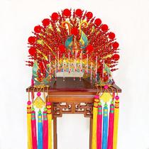 High-end idol phoenix crown Xiapei headdress empress hat Bodhisattva hat Taishan grandma hat copper crown large size can be customized