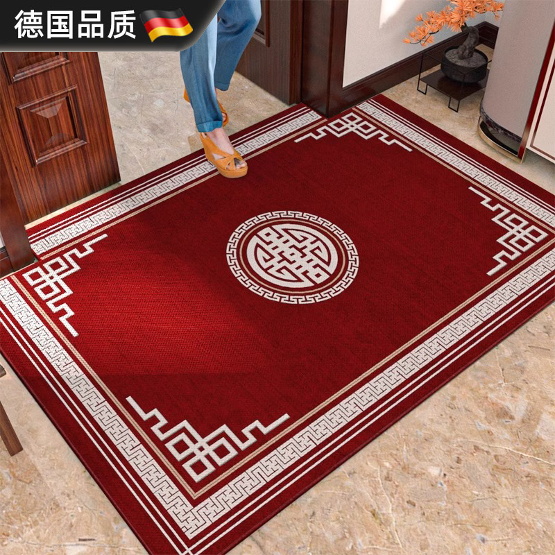 玄関マット 新しい中国風玄関マット 2024 新スタイル ヴィラ 高級 滑り止め 耐摩耗性 玄関マット ポーチマット