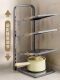 German High-End Kitchen Storage Rack, Multi-Layer, Multi-Functional, Layered Storage Rack for Pots and Pans Inside the Sink Cabinet