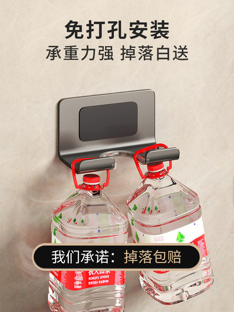 Stainless Steel Hair Dryer Holder, No-Drill Bathroom Wall-Mounted Hair Dryer Rack, Bathroom Wall-Mounted Hair Dryer Stand Storage