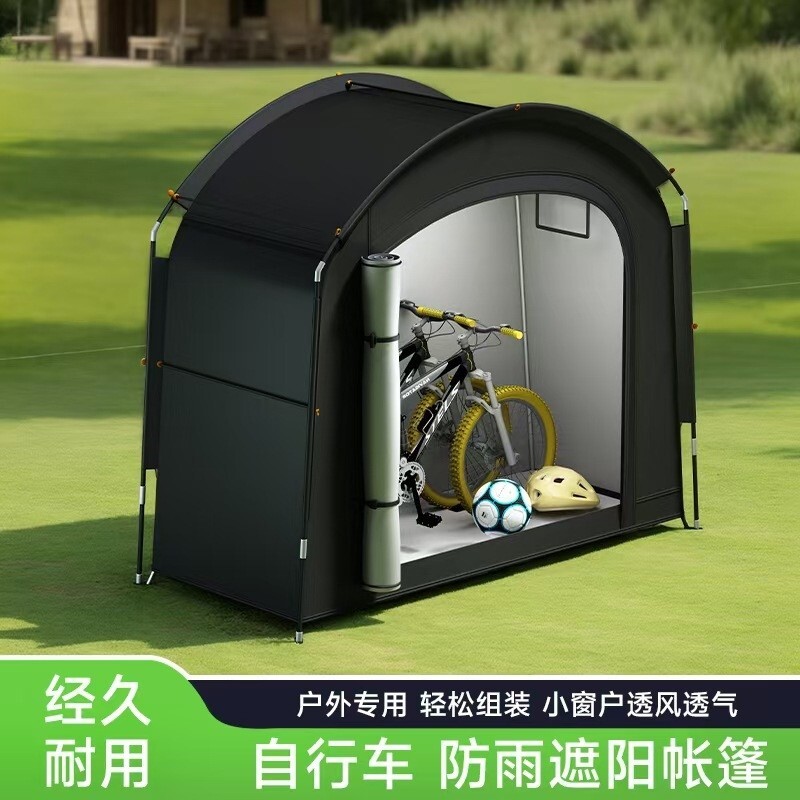 Bicycle storage tent detail 6