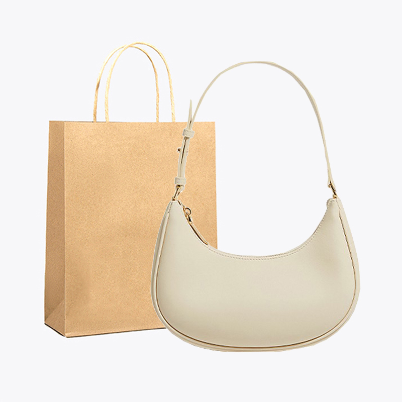 Niche Design High-End Coconut White Half-Moon Bag 2026 New Fashion Versatile Crescent Underarm Shoulder Crossbody Bag Niche Design High-End Coconut White Half-Moon Bag 2026 New Fashion Versatile Crescent Underarm Shoulder Crossbody Bag
