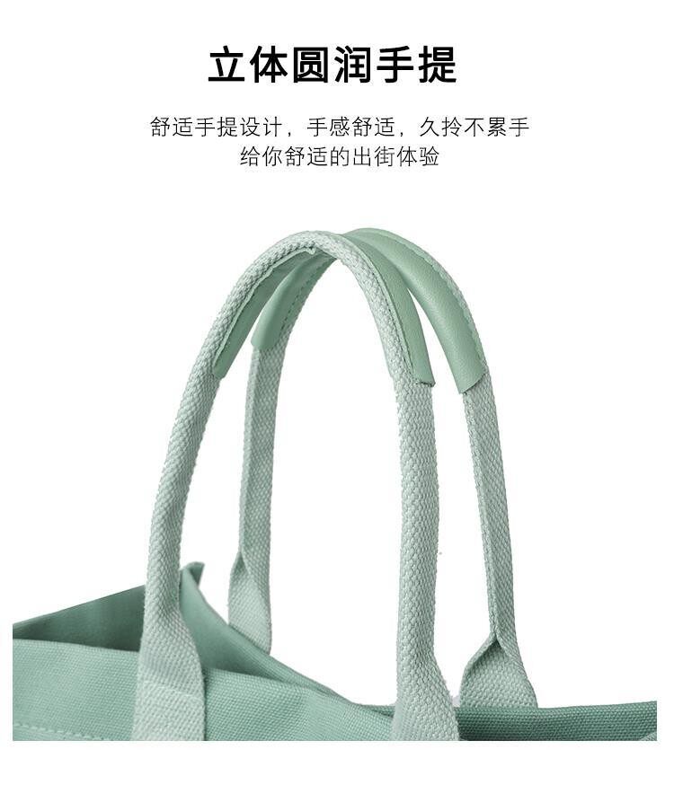 чемодан 时尚新款帆布包大容量休闲立体口袋单肩包斜挎包简约电脑手提包