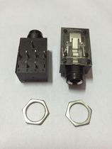 6 35MM female socket 6 5 jack guitar microphone microphone socket audio socket straight plug 7 pins new