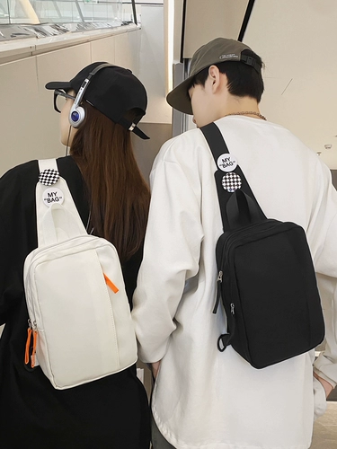 Tide, мужская нагрудная сумка, вместительная и большая сумка через плечо, спортивная сумка на одно плечо, японский рюкзак, в корейском стиле