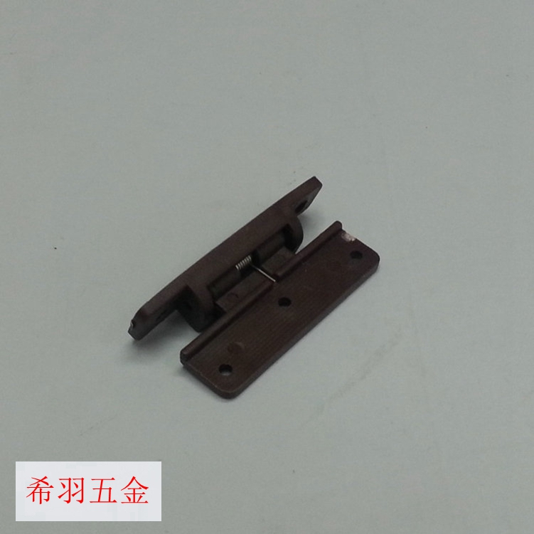 2-inch plastic spring hinged door edge anti-dust bar hinge furniture hinge furniture hinge spring hinge thick 1 2MM