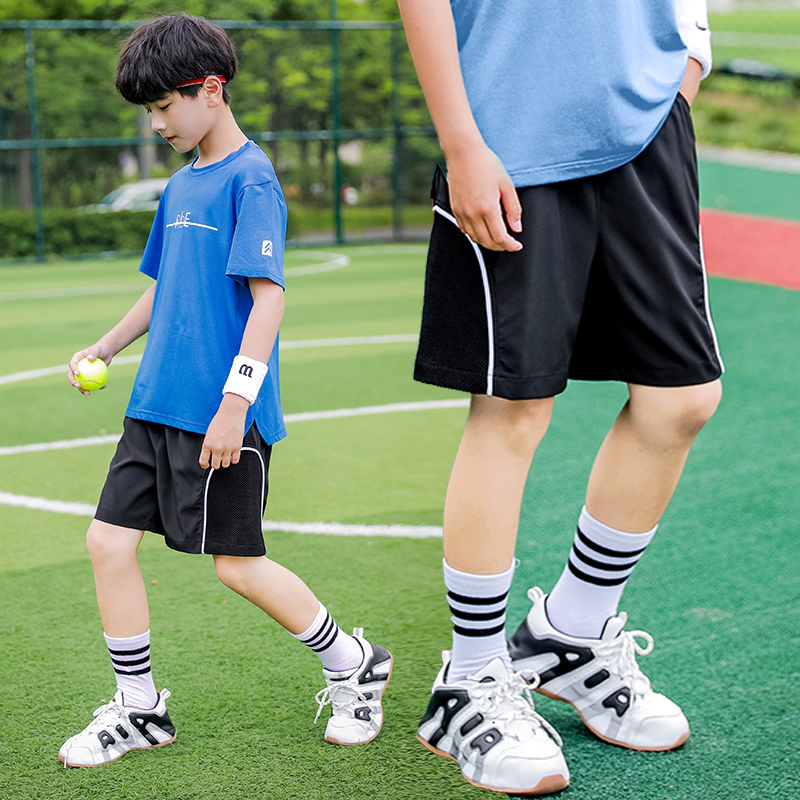 Another wind children's five-point pants 2021 summer new boys ' pants thin summer clothes in large children's sports pants tide
