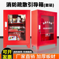 Evacuation guide box set fire emergency box shopping mall hotel hotel mini fire station mini emergency supply cabinet