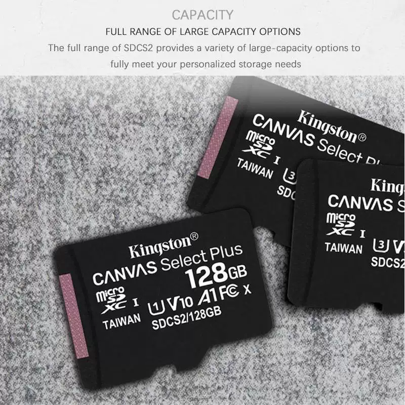 Карта памяти Kingston microSD 128 ГБ класса10 64 ГБ 32 ГБ 1