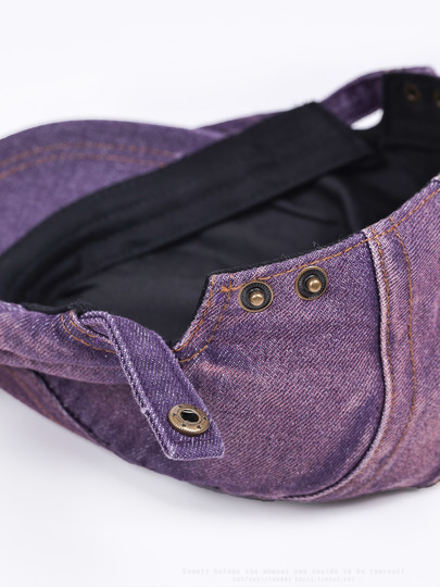 American Retro Stylish Denim Newsboy Cap for Women, Street Casual Versatile Beret, Trendy Painter's Hat