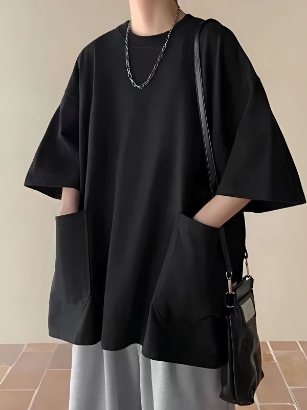 Extra Large Size 150kg Workwear Short-Sleeve T-Shirt for Men, New Summer Trendy Brand Versatile Loose Fit Top