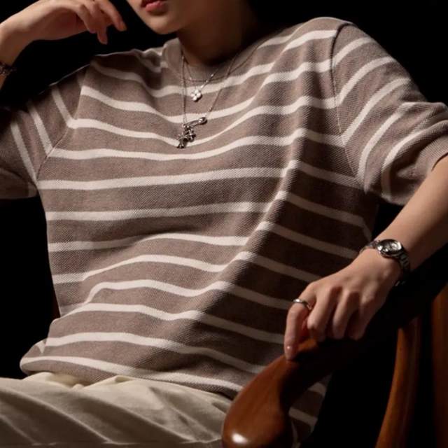 Old Qianfeng Light Luxury Business Round Collar Set